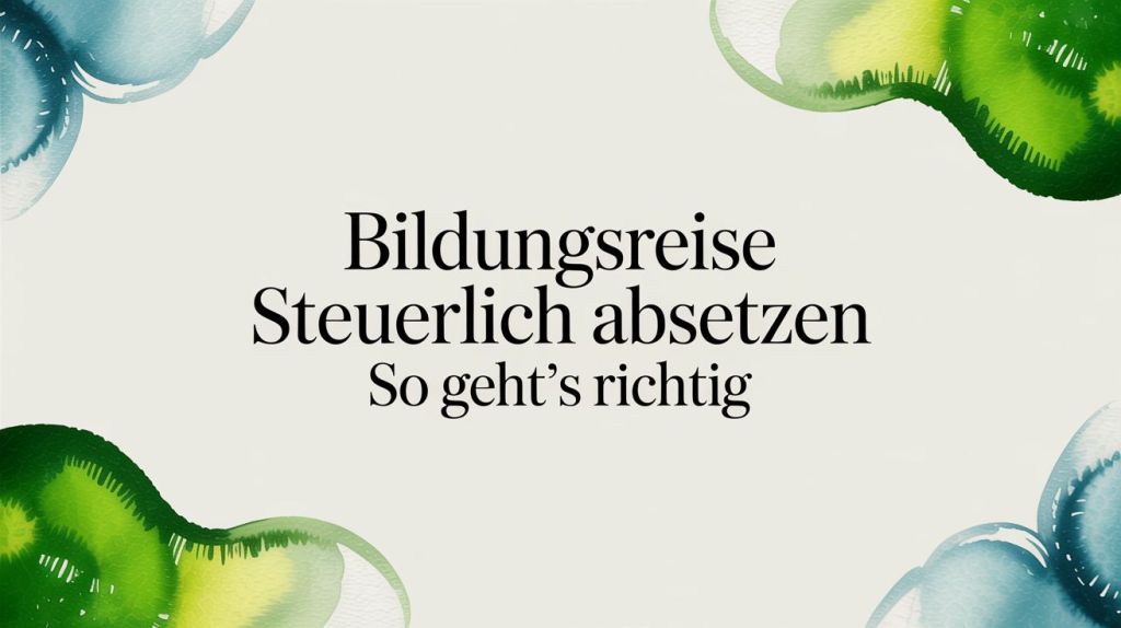 Bildungsreise nach Irland steuerlich absetzen: So geht’s&nbsp;richtig