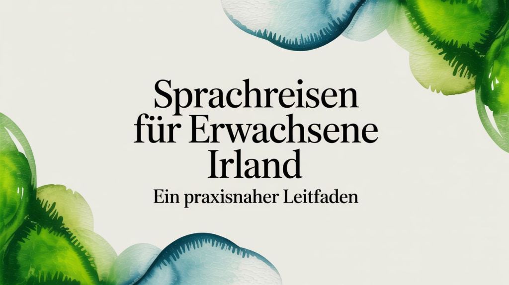 Irland-Sprachreisen für Erwachsene – Ein praxisnaher&nbsp;Leitfaden