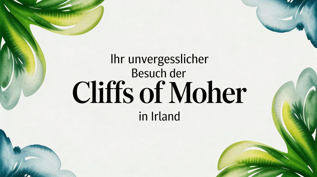 Die Cliffs of Moher: Irlands Naturwunder&nbsp;erleben